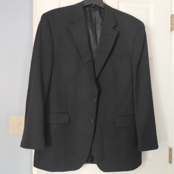 Chaps Black Classic Style Blazer 44L - Picture 3 of 12